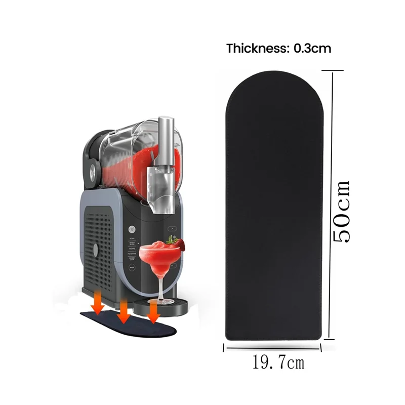 B99A-Smoothie Maker Tappetino per Ninja Slushie Machine FS301 e FS300 Smoothie Maker Mat Tappetino per scivolare rapidamente la macchina per bevande congelate su T