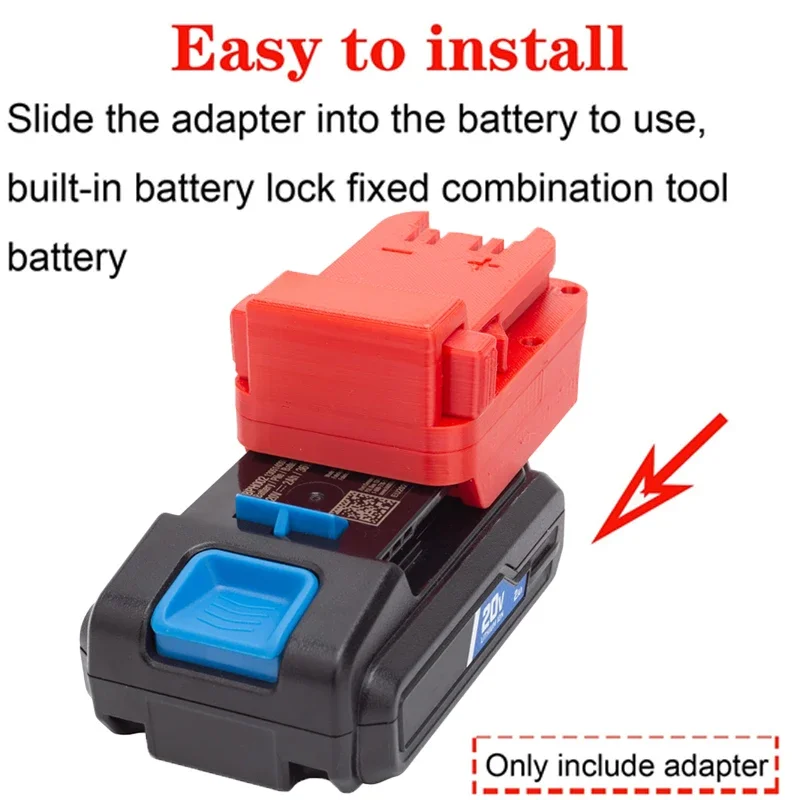 Battery Adapter/Converter for Milwaukee 18V Li-Ion tools to HART 20V Li-Ion Battery Adapter Power Tool Accessories