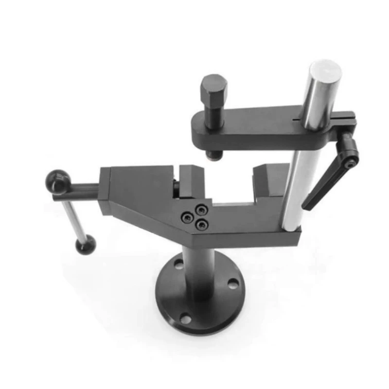 Round Base Vertical Vise Heavy‑Duty Multi‑Purpose Workbench Clamp Anti‑Slip Jaw Fixture for Repair Machining Metal Operation