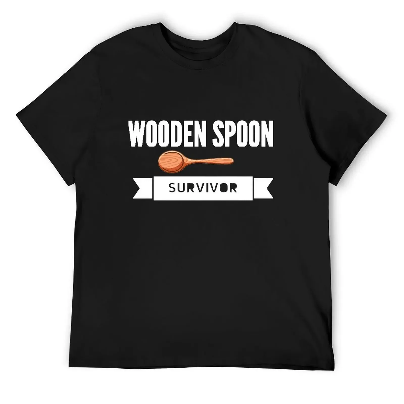 

Wooden Spoon Survivor- Italian mother , Father Gift, Old School T-Shirt blue lock Men's t-shirts