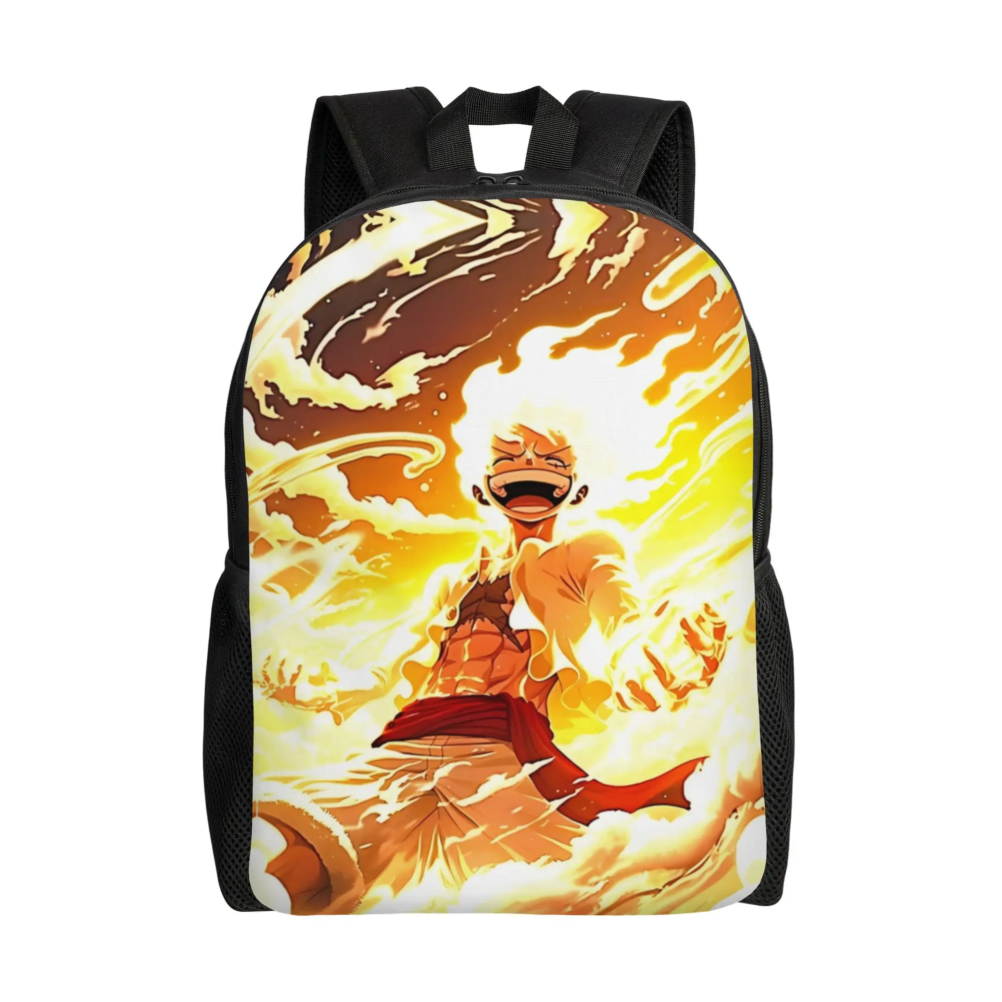 

Back to school season Gear 5 Luffy Backpack One Piece Couple High Street Backpack