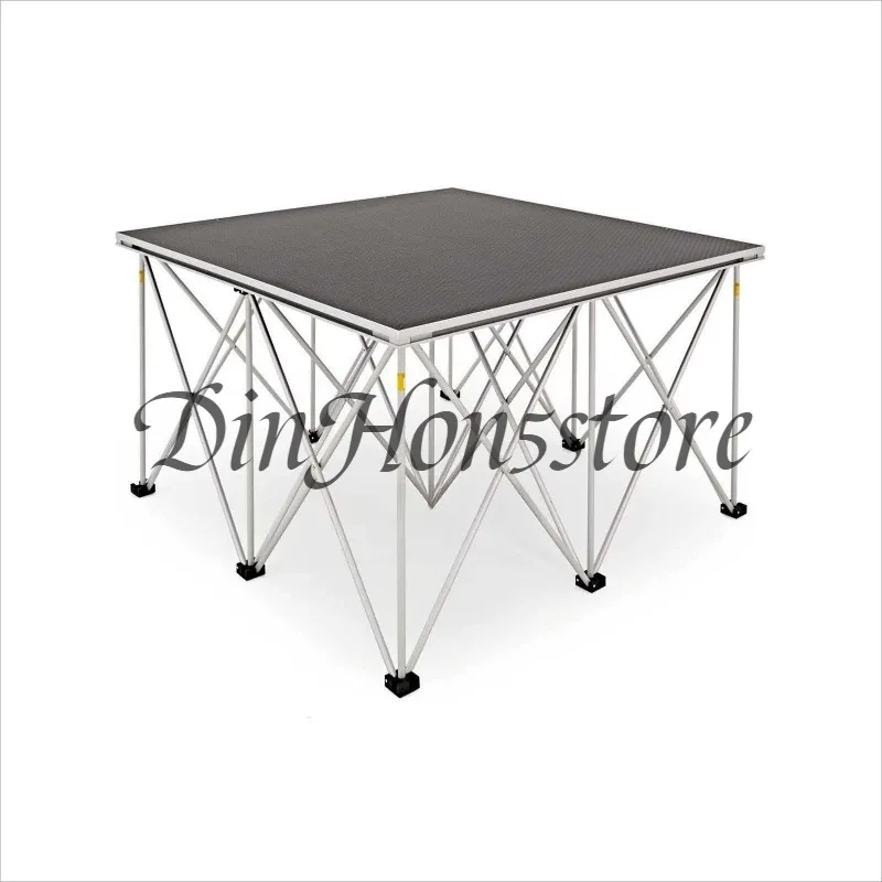 Compact Folding Spider Leg Platform-Portable & Durable Stage Riser for Weddings, Events and Party Performances