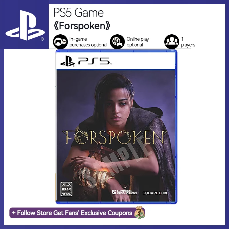 Sony PlayStation 5 Forspoken PS5 Game Deals Forspoken Game Deals Physical for Platform PlayStation5 PS5 CD-version Game Consoles