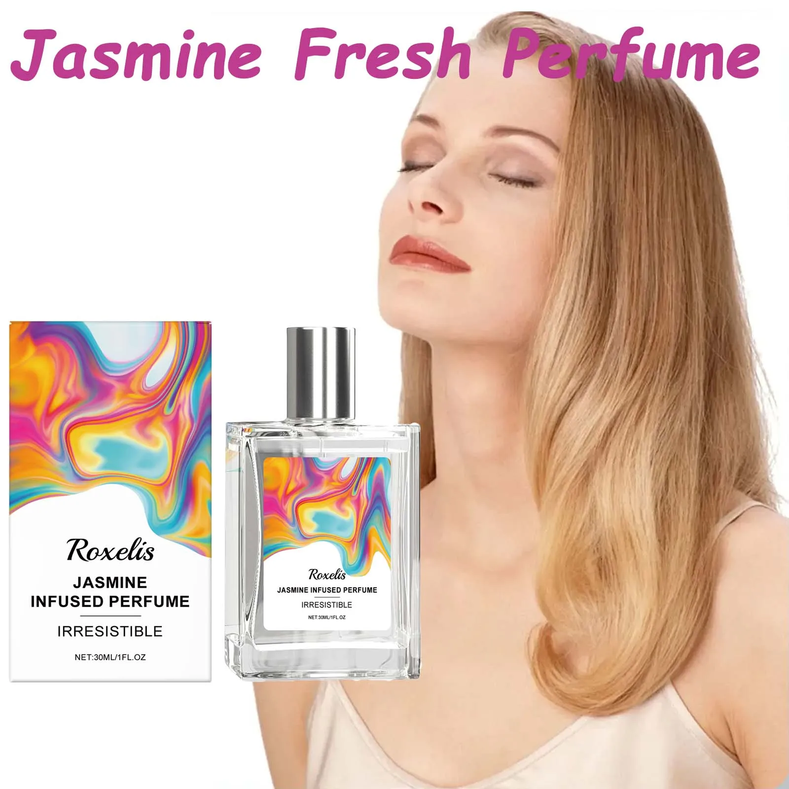 

Jasmine Fresh Perfume For Women Long-Lasting Fragrance Floral Scent Pheromone Refresh Deodorant Dating Flirting Perfumes Spray