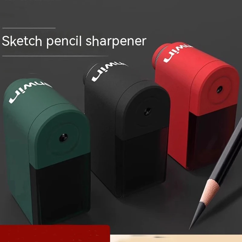 

School Student Artists Long Point Pencil Sharpener Manual for Art Charcoal Pencils/Drawing/Sketching Pencils Adjustable Points