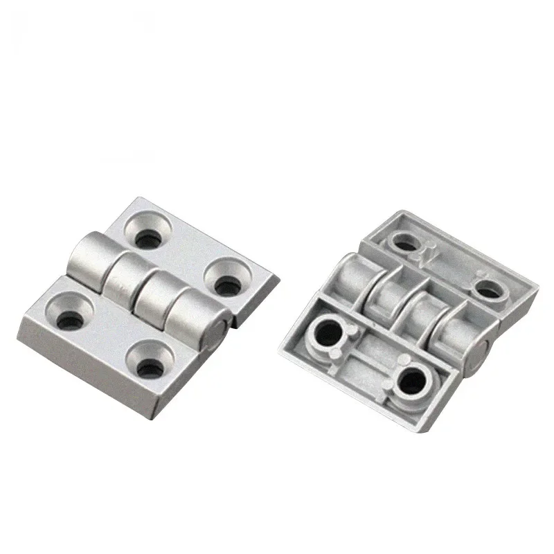 10 peças perfil de extrusão de alumínio para 2020 3030 3040 4040 dobradiça de metal dobradiça de liga de zinco com parafuso e porca