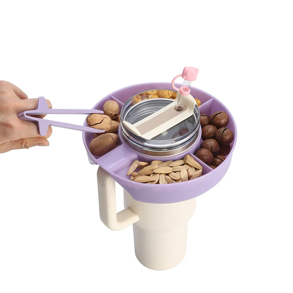 

Snack Bowl Food Grade Silicone Reusable Snack Ring Lightweight Candy Tray Snack Dispenser Fruit Candy Tray Container Food Tray