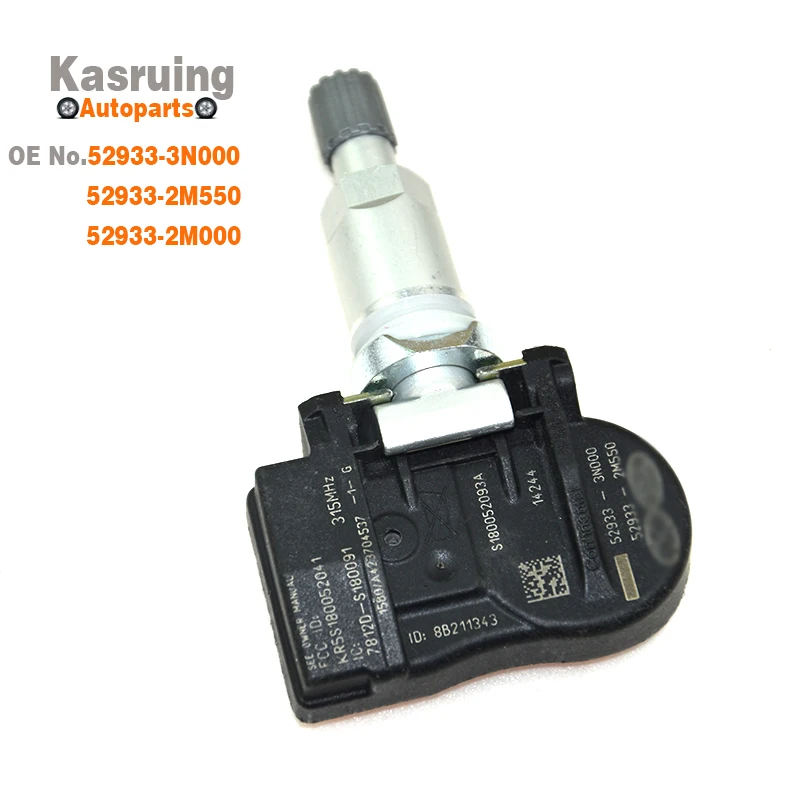 52933-2M000 529332M000 TPMS Tire Pressure Sensor 315MHz For 2009-2012 For Kia Forte Optima Sorento Soul