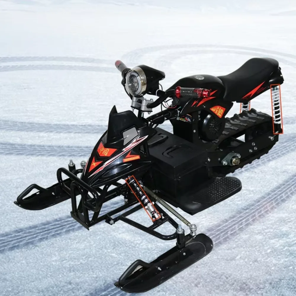 

HL-ES-05 Commercial Electric Snowmobile 800WPower 48V10Ah Battery 200kg Load Capacity 20km/h ATVS Motorcycle