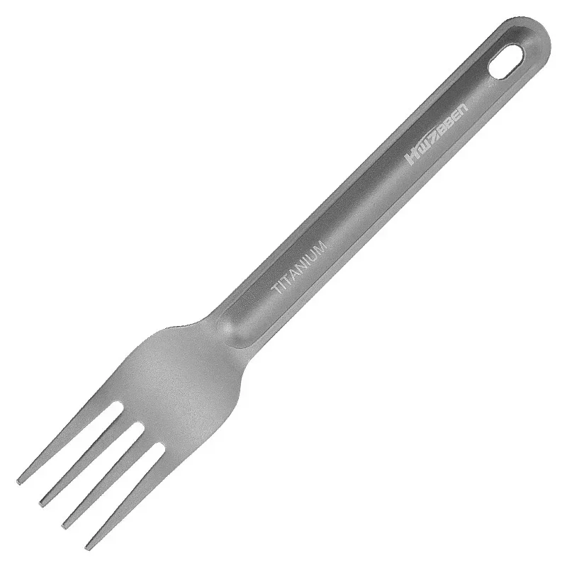 

1Pc Portable Ultralight Titanium Tableware, Long Handle Spoon Fork, Outdoor Camping EDC Environmental Picnic Accessories