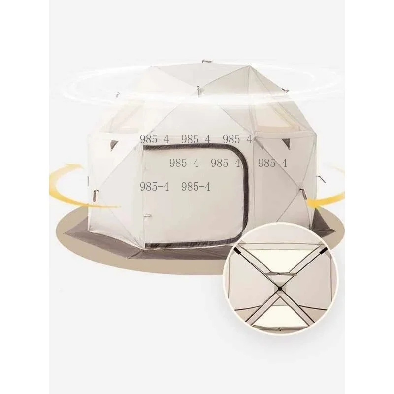 Automatic Spherical Tent Lightweight Camping Box Tent Portable Foldable For Outdoor Hiking Picnic Stormproof Shelter