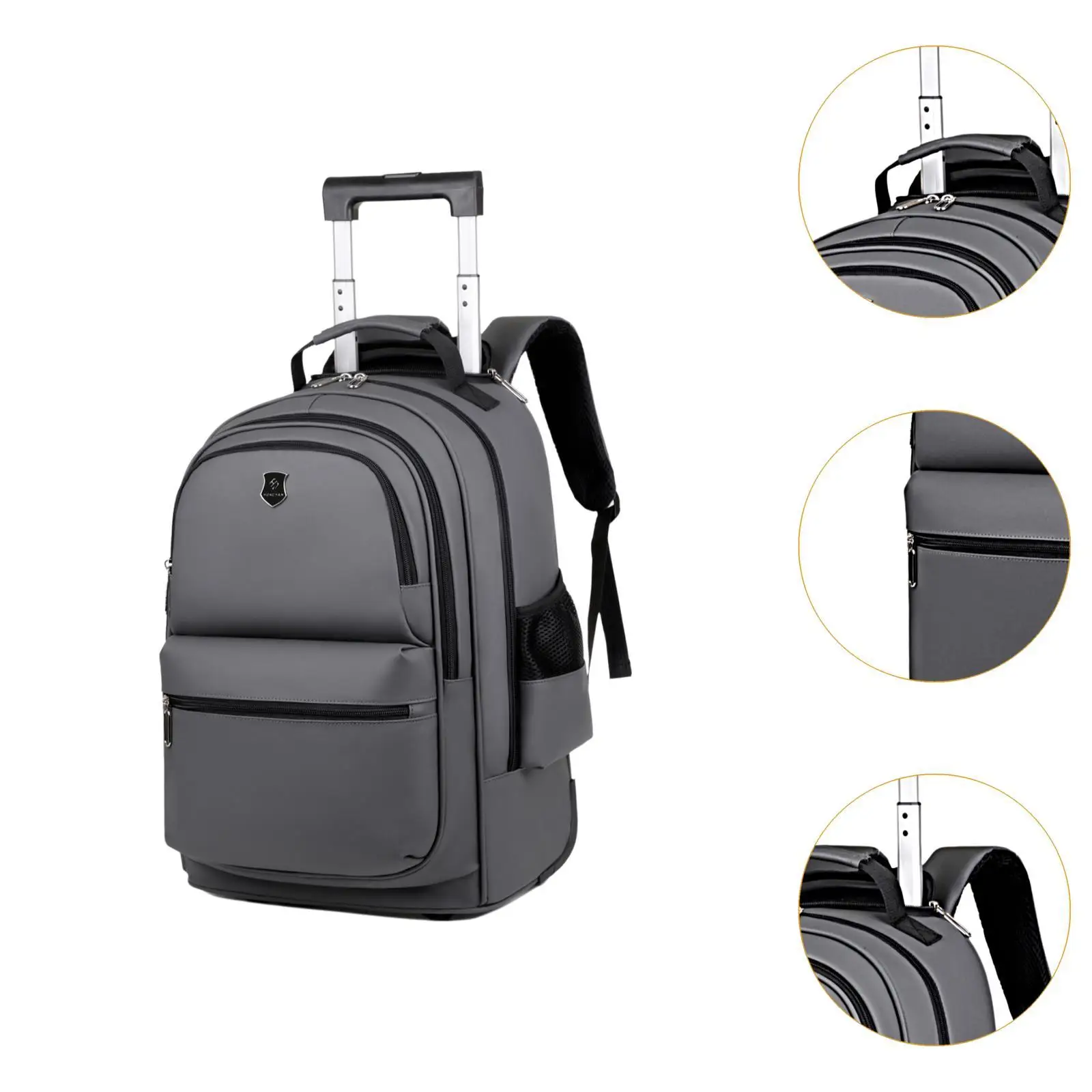 Rollbare Reisetasche, multifunktionaler Handgepäck-Rucksack für Fitnessstudio, Reisen, Computer