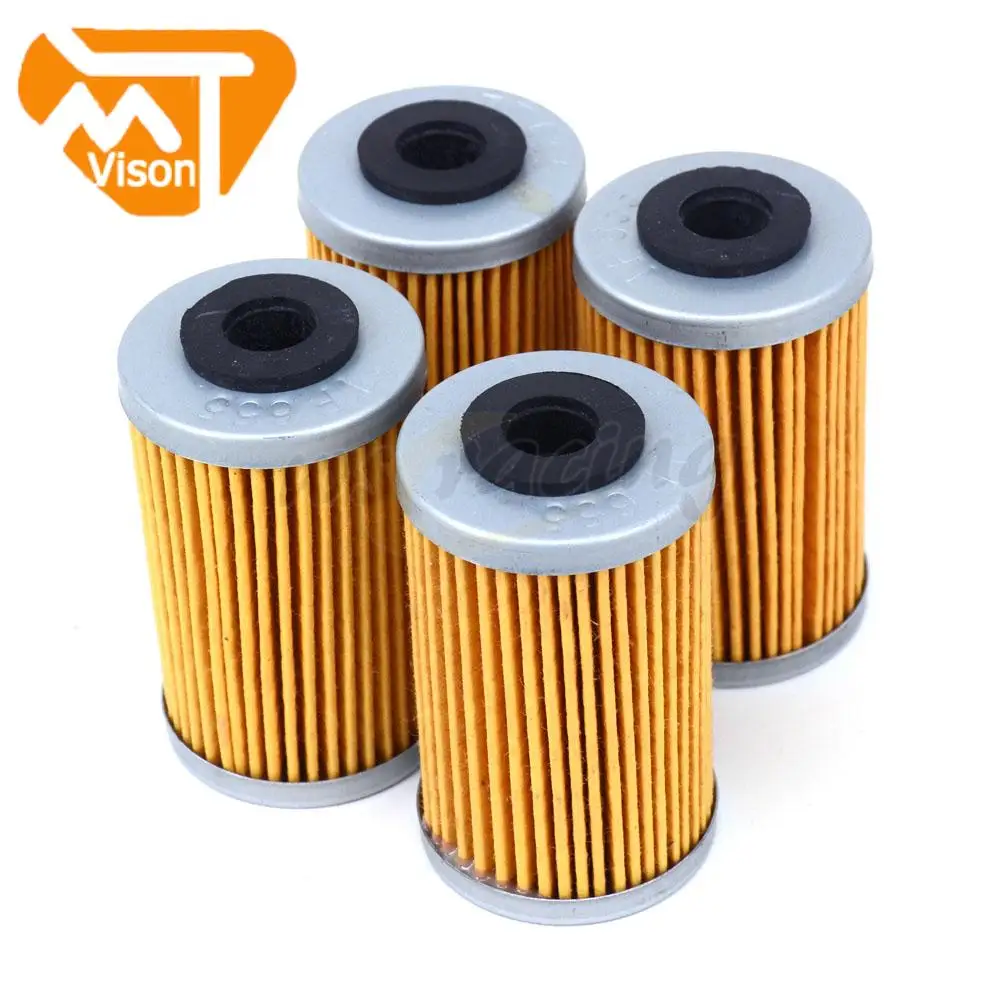 Motorcycle 4 X Oil Filter Cleaner For KTM EXCF SXF XCF XCFW EXC SMR XCW Rally Six Days 250 450 500 690 Dirt Bike