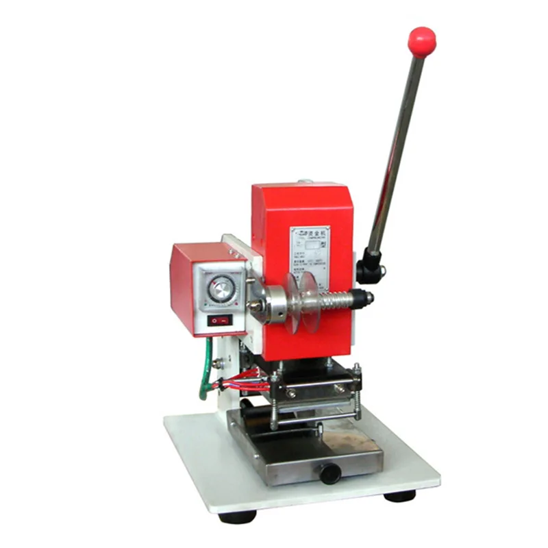 90*120mm Small Manual Gold Stamp Machine Logo Stamp Machine