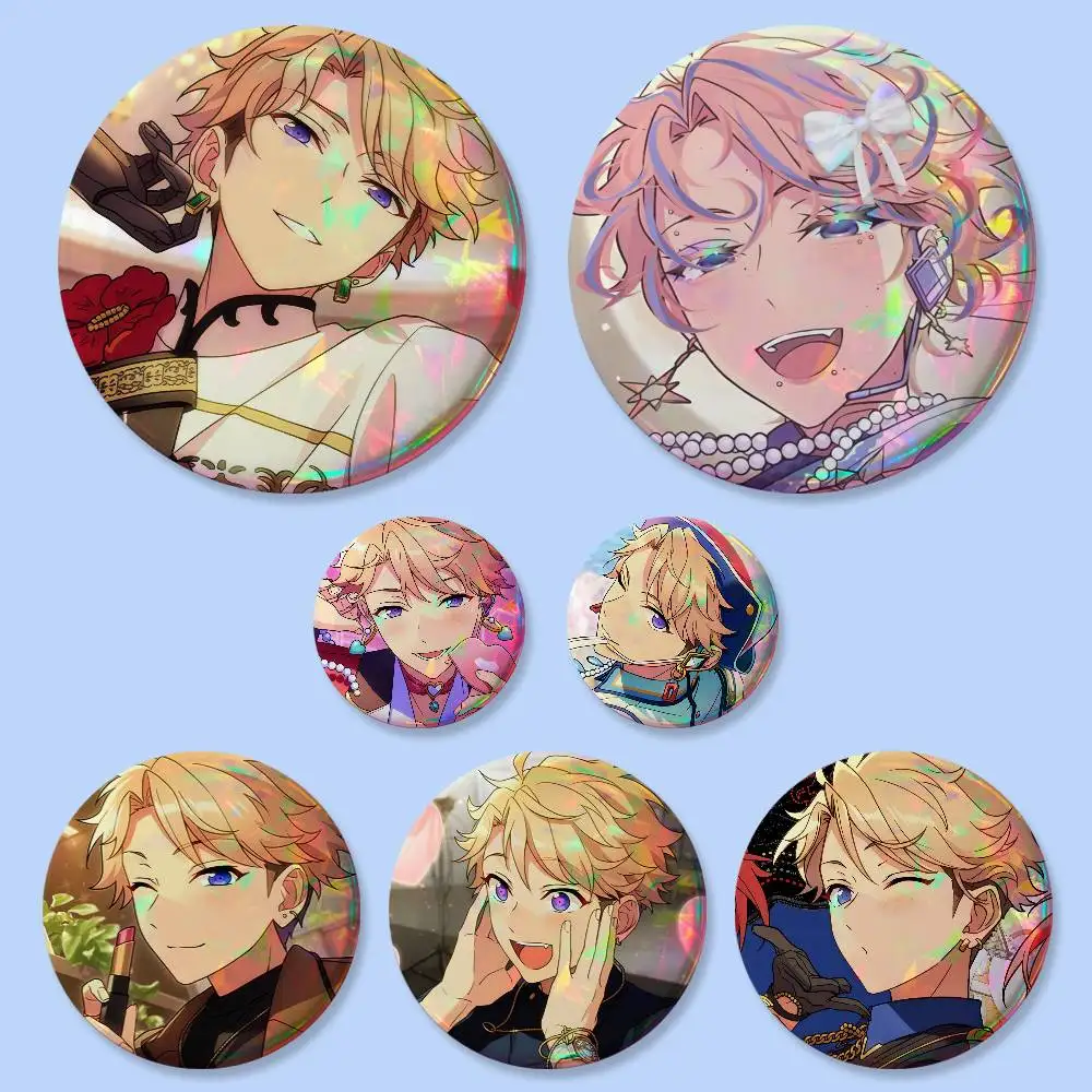 1 Stück Arashi Narukami Cartoon-Figur Anstecknadel Runde Kreative Brosche Taschen-Deko Accessoires für Fans Sammler Freunde Geschenke
