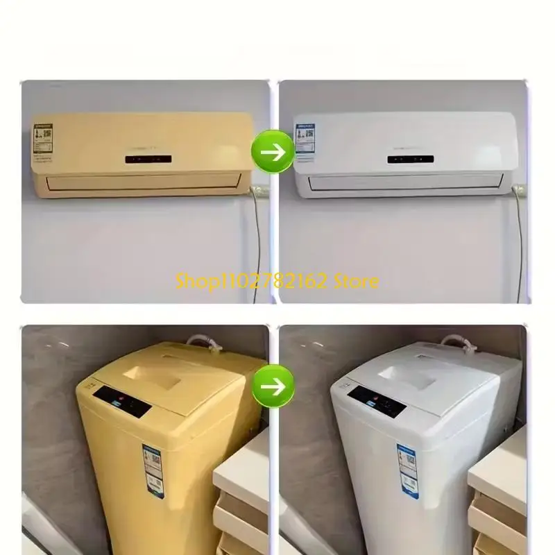 

547B 50/100ml Restoration Agent with Towel Stain Remover Appliances Yellowing Removal Sprayer for Air Conditioning Shell