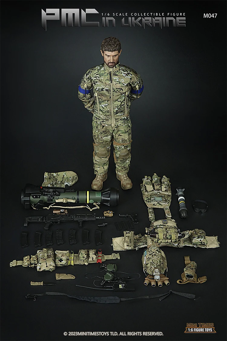 Na stanie mini times toys M047 1/6 Skala PMC Mercenary Military Warfare Męski Żołnierz Pełny Zestaw 12'' Figurka Akcji Kolekcja Lalek