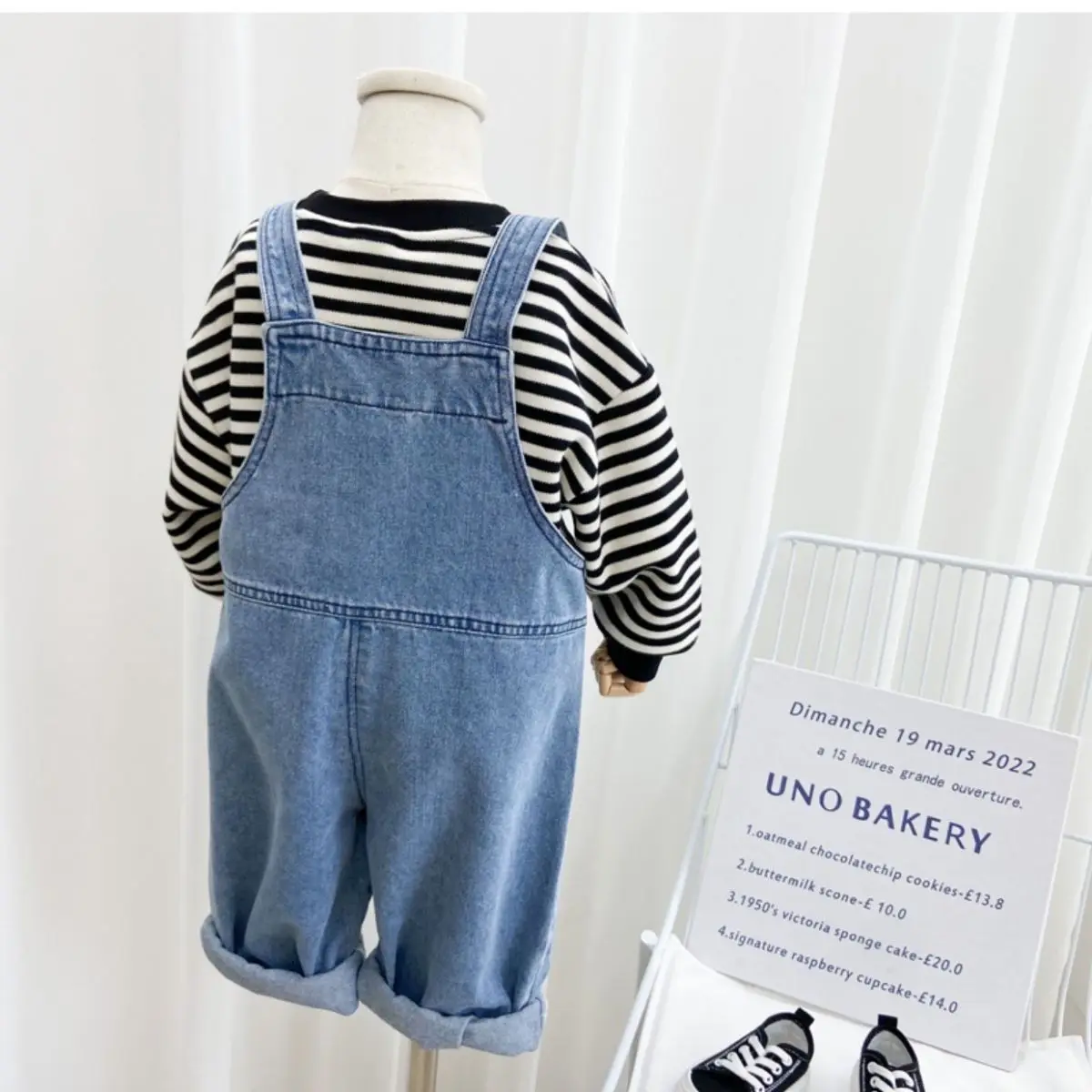 2024 Autumn Toddler Boy Denim Overalls Cotton Big Pocket Baby Boys Strappy Pant Solid Versatile Baby Boy Jeans Suspender Outfits