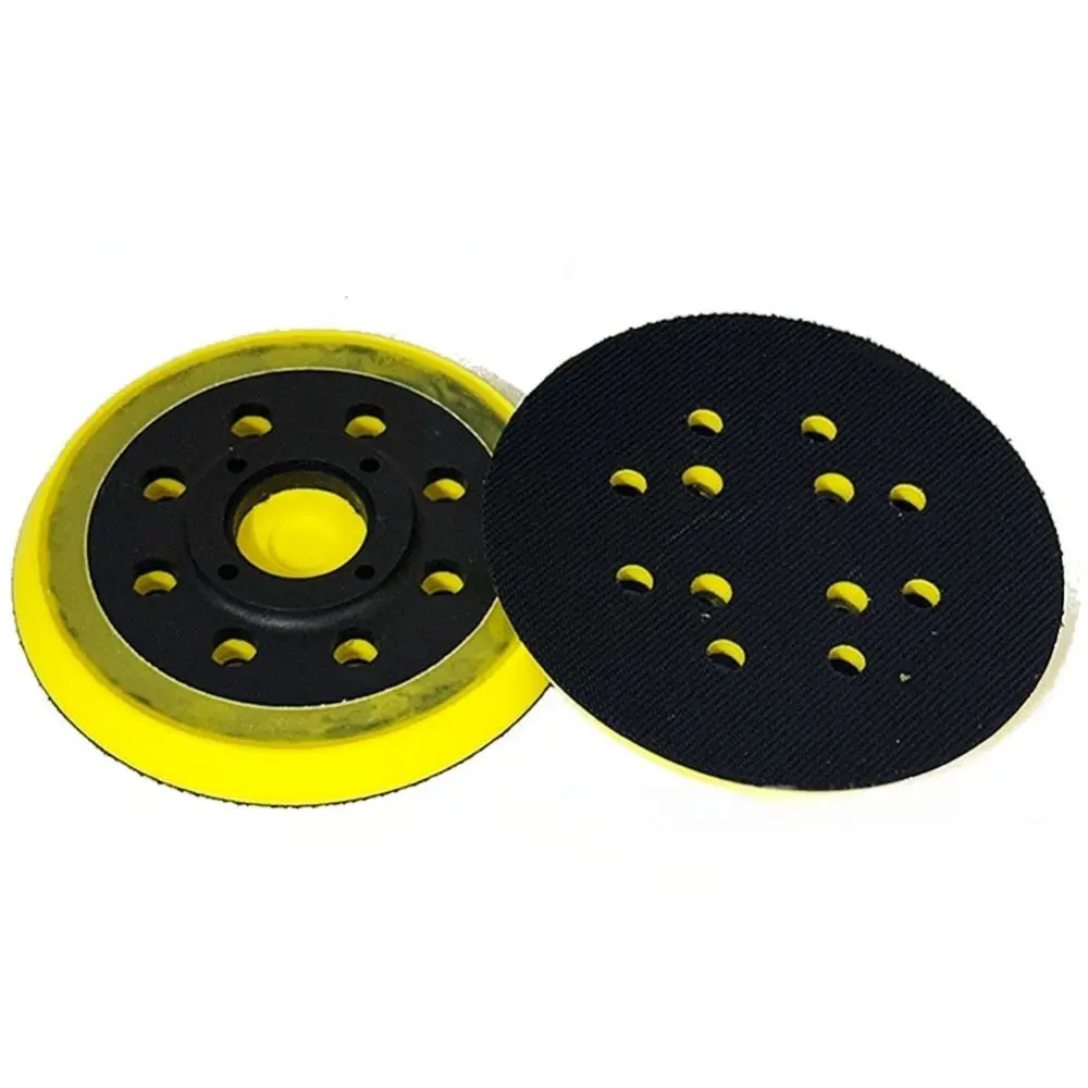 Replacement 5 Inch Backing Plate For Ryobi RES1250 Sander 8 Dust Holes 4 Screw Holes Hook And Loop Polishing Disc Accessory