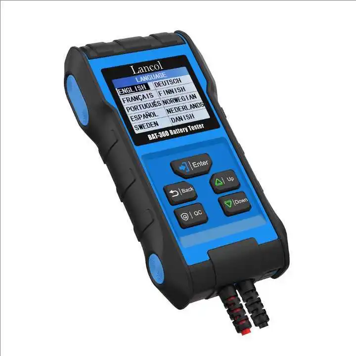 Car Battery Tester BAT-360 New Strong Clamp Car Battery CCA Analyzer Suitable for 12V LifePO Battery