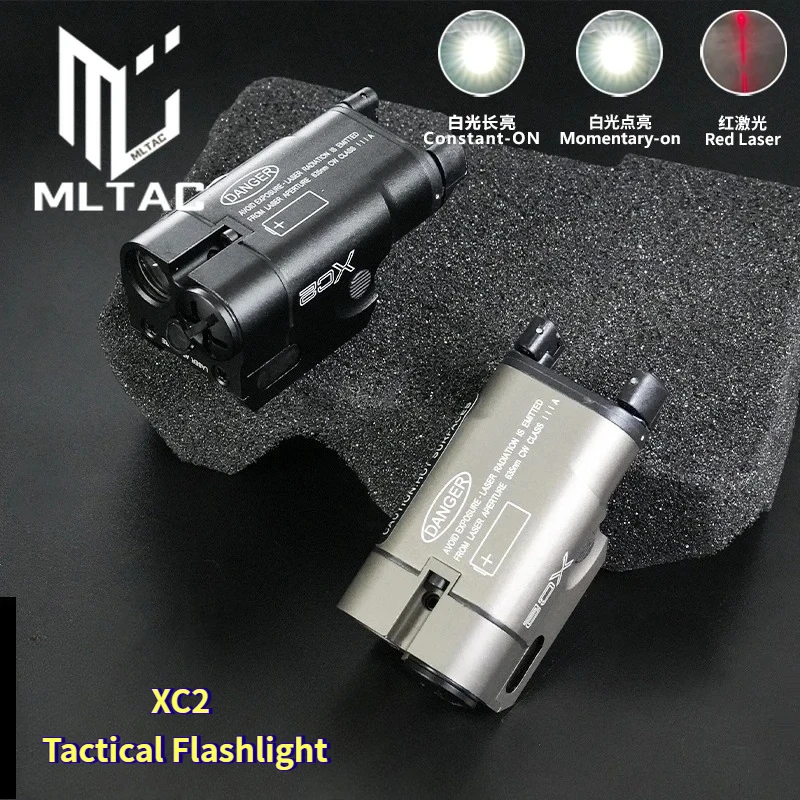 전술용 SF XC2 XC1 X300 X300U 플래시라이트 야외 무기 사냥용 20MM 레일 G17 G18 19 권총용 걸이형 총 램프 액세서리