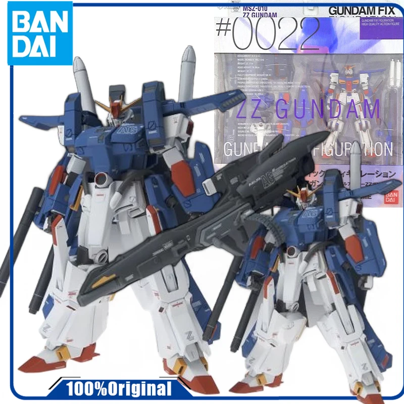 

Bandai Genuine/Original FIX MSZ-010 ZZ GUNDAM # 0022 Фигурка GUNDAM FIX FIGURATION, игрушки для мальчиков/девочек/детей/Рождественский подарок
