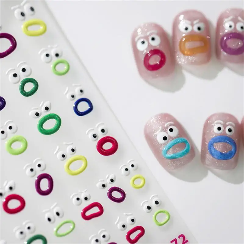 Nail Stickers Elegant Easy To Stick Durable Lasting Unique Design Fashion Manicure Nail Jewelry Fashionable Odorless Cozy