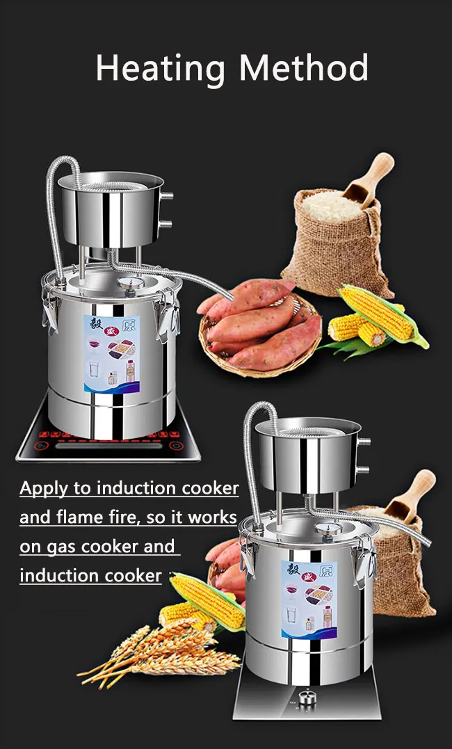 جديد وصول 10L DIY Moonshine لا تزال المقطر مع مجموعة تخمير الزيت ويسكي المقطر تعميم مضخة النبيذ براندي الأساسية #4