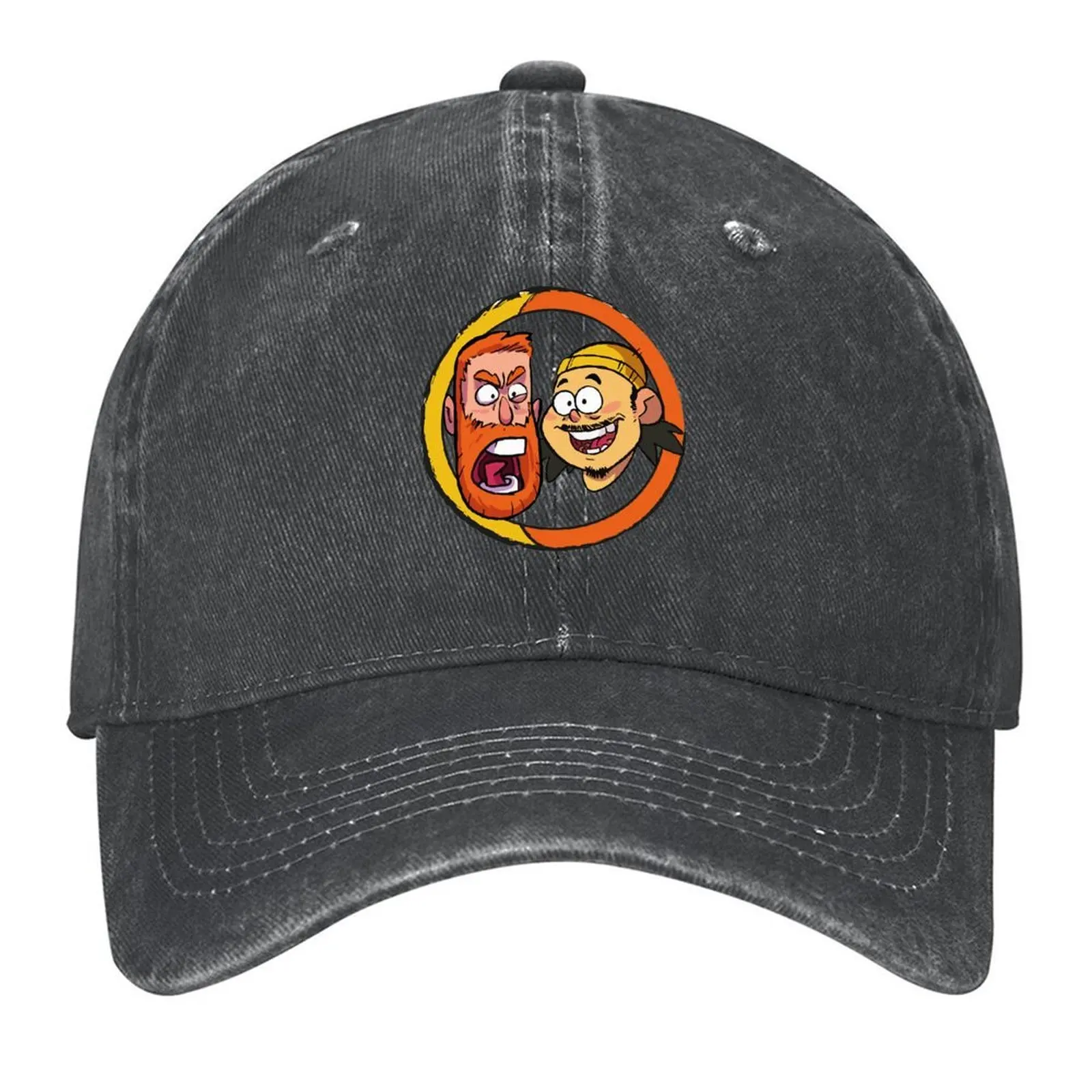 

Bad Friends Andrew Santino & Bobby Lee Circle Design Baseball Cap |-F-| Hat Luxury Brand western Hat For Man Women's