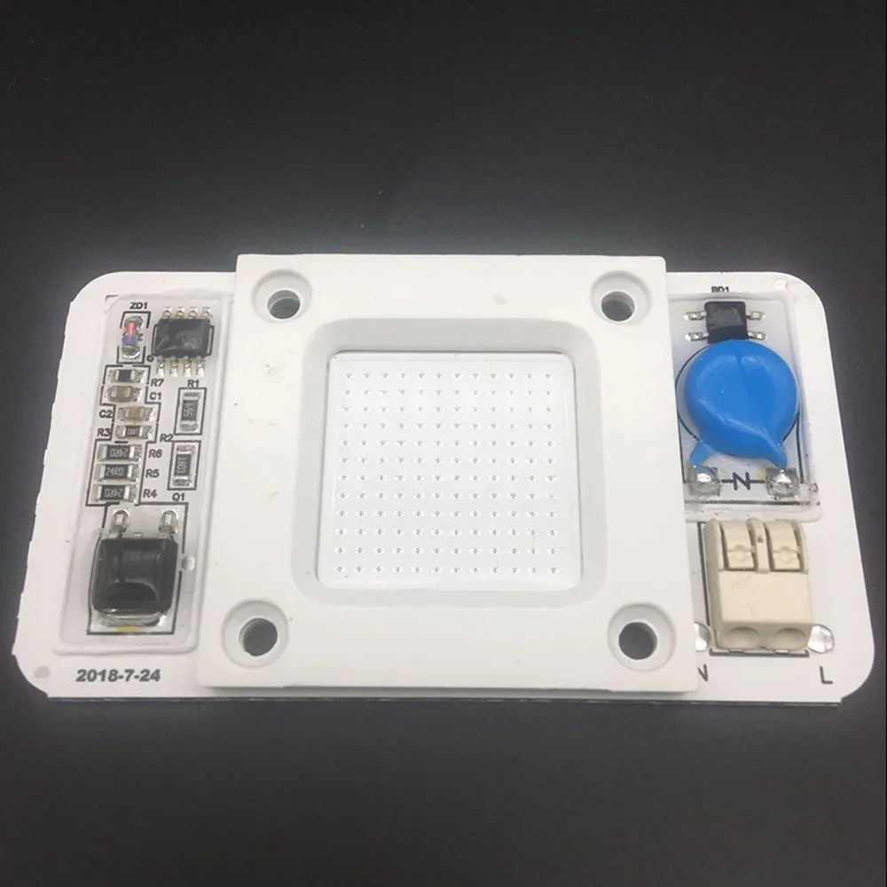 Dimmable LED COB Lamp Chip 50W AC110V 220V Input Smart IC Driver Fit For DIY LED Floodlight Spotlight LED