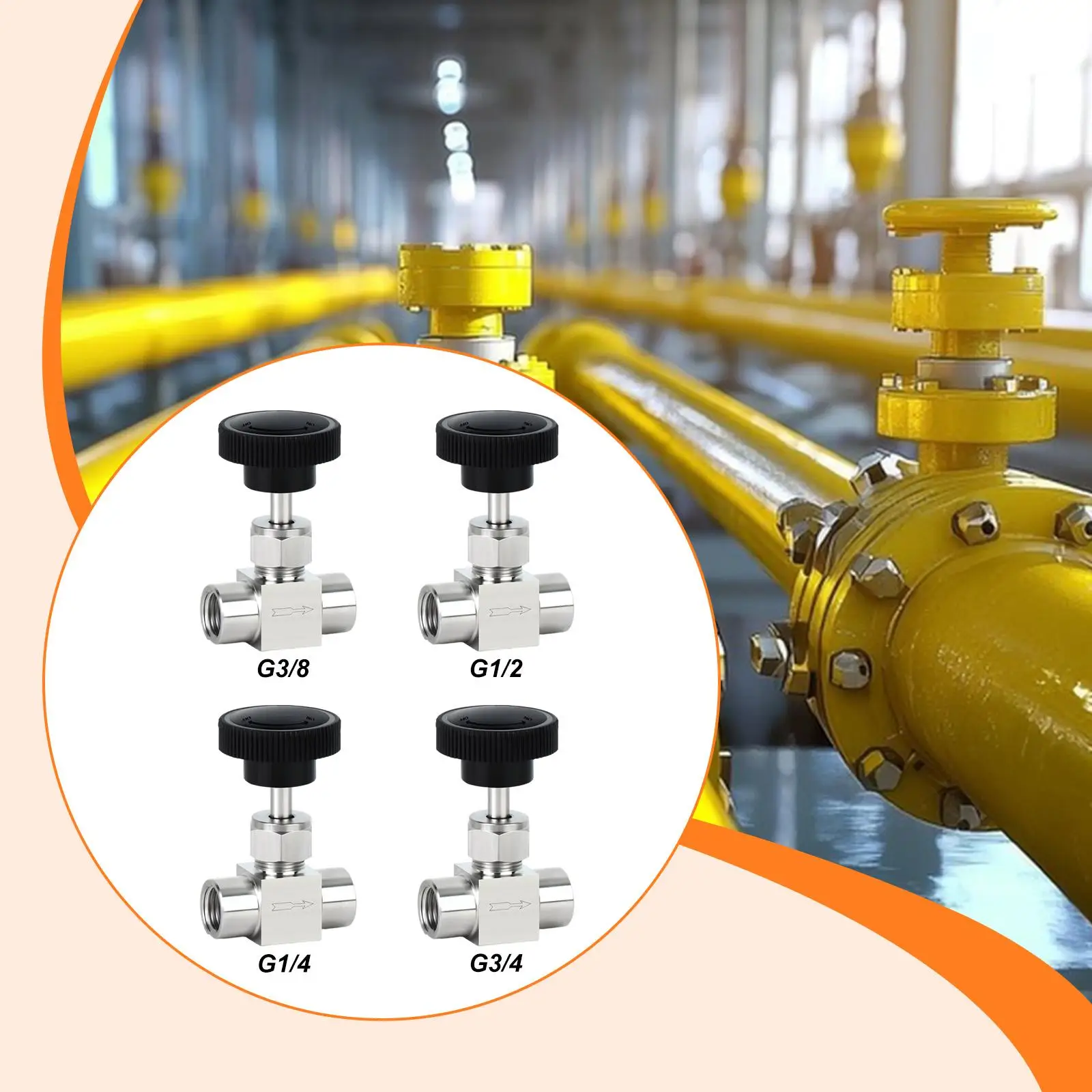 Pin Valve for Replacement Heavy Duty Premium for Instrument High Pressure