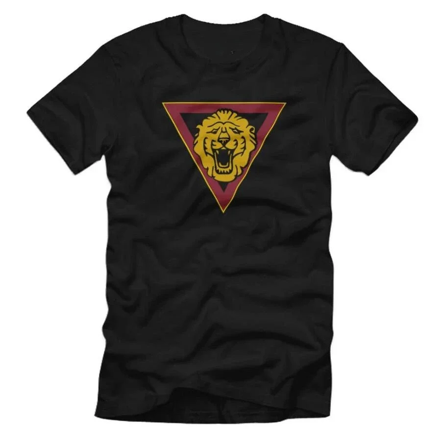 Belgian Belgium Secret Army Unit Coat of Arms T-Shirt Short Sleeve Casual Cotton O-Neck Mens T Shirts