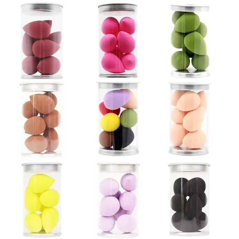 8Pcs Mini Beauty Egg Makeup Blender Cosmetic Puff Sponge per fondotinta Cream Concealer Make Up Blender Tool con scatola di immagazzinaggio