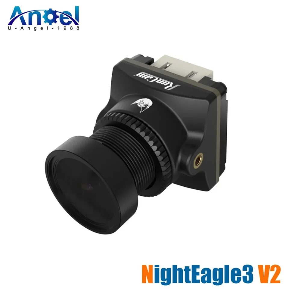 

RunCam Night Eagle 3 V2 1500TVL 8.5g Ultra Light FOVD NTSC/PAL CMOS FPV Starlight Night Vision Camera for FPV RC Drone