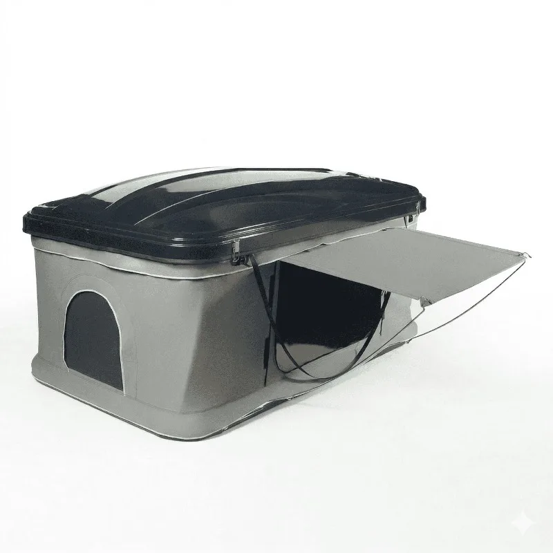 

Высококачественная палатка на крышу автомобиля из ABS-пластика для 2 человек, компактная, быстро устанавливаемая, подходит для внедорожных путешествий на SUV.