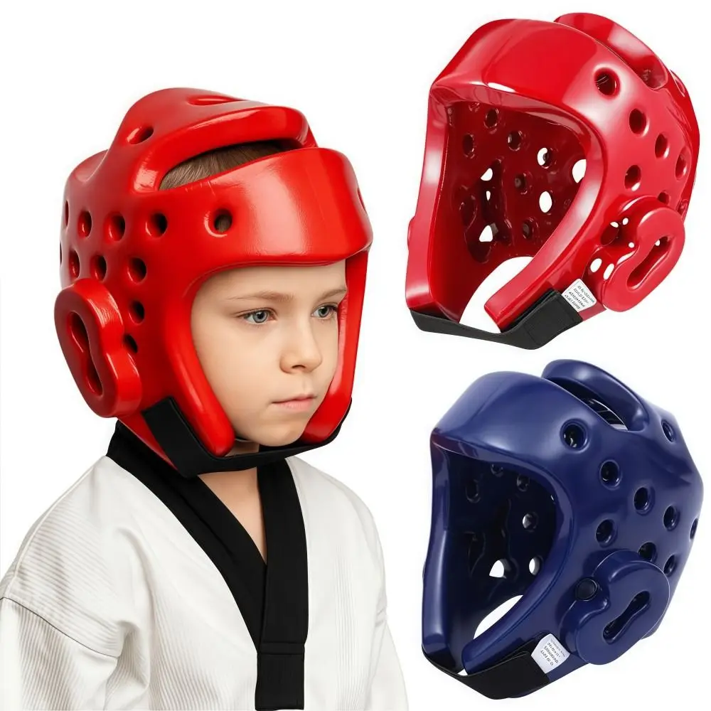 Lightweight Kid Taekwondo Helmet Flexible Breathable Martial Arts Fight Mask Portable Sturdy Head Guard Children's Taekwondo