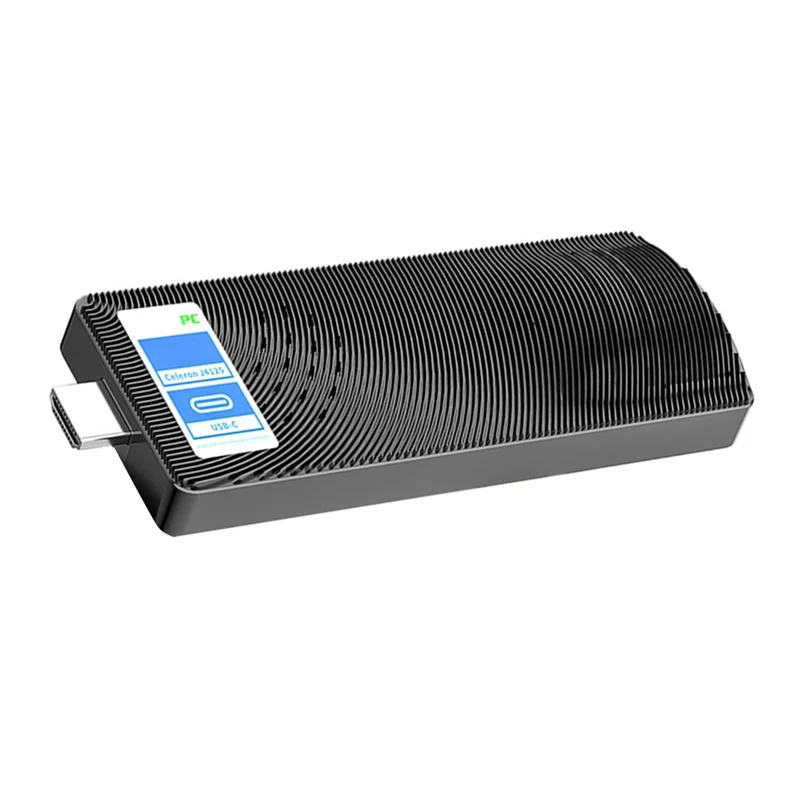 TTKK-Win 11 Pro J4125 Mini PC Stick sin ventilador 8GB 128GB Wifi5 2,0 4K ordenador portátil de escritorio Compatible