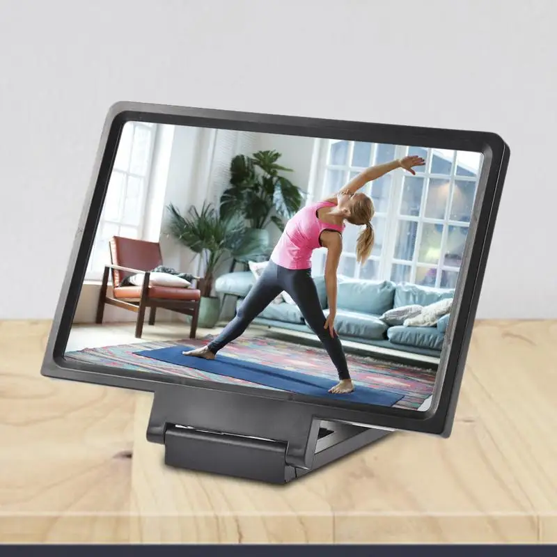 NEW 3D Screen Amplifier Mobile Phone Magnifying HD Stand For Video Folding Screen Enlarged Eyes Protection Holder Folding Stand
