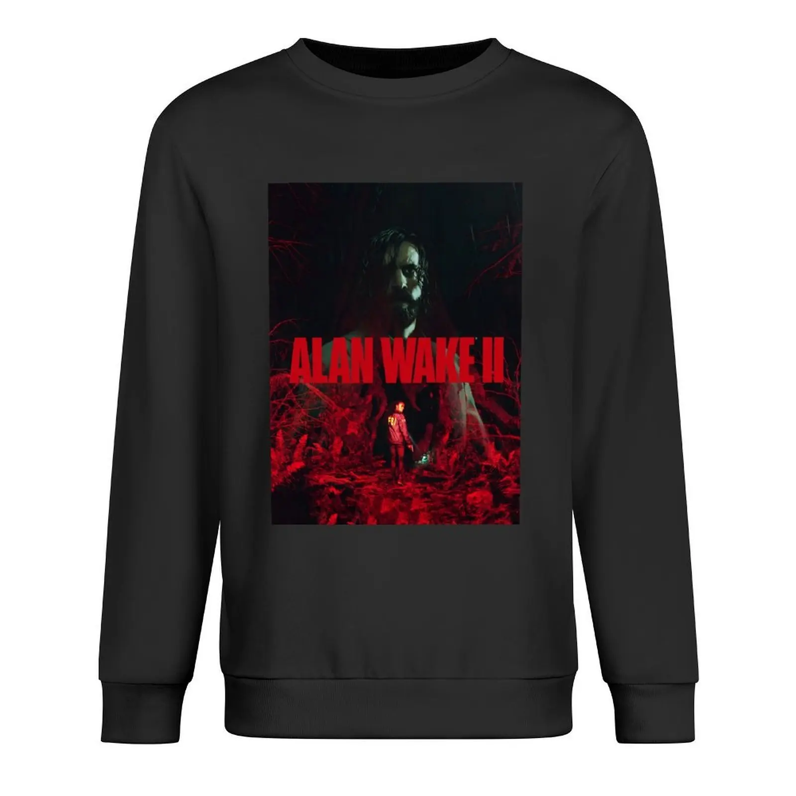 

alan wake 2 game, alan wake ii artwork Pullover graphic t shirts men men's clothing tracksuits korean clothes sweatshirt