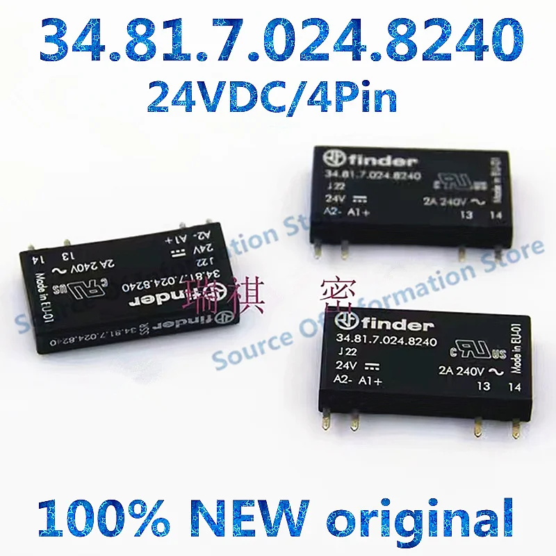 1PCS Finder Relay 34.81.7.024.8240 24VDC 4Pin