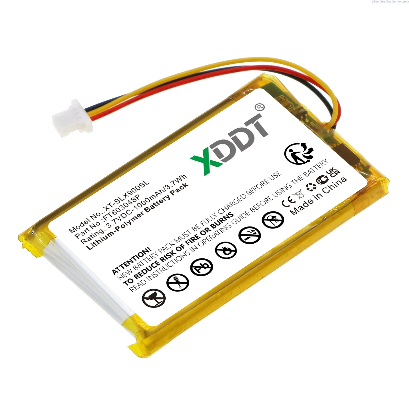 3.7V 1000mAh Replacement Wireless Headset Battery FT603048P for SteelSeries Arctis PDP LVL50, Arctis 9X +TOOL