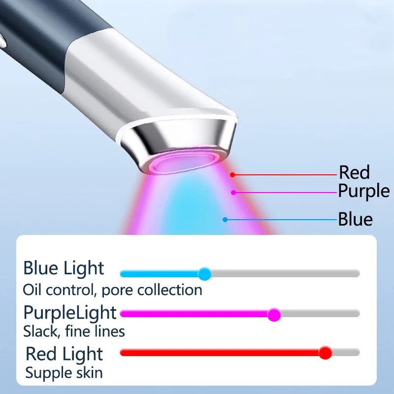 Dispositivo de beleza ocular led facial, massageador de levantamento de olhos, cuidados com a pele, varinha de beleza, anti-envelhecimento, microcorrente, terapia de cuidados faciais