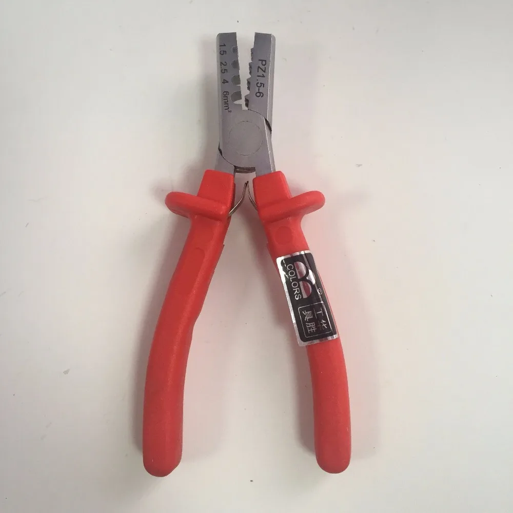 PZ 1.5-6 Light Easy Use Hand Wire Strippers Cable End Sleeves Light Germany Style Small Crimping Crimper Stripper Plier 1.5-6mm2