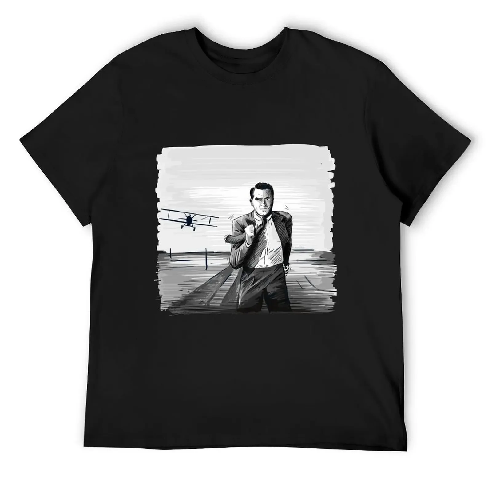 

North by Northwest by Alfred Hitchcock T-Shirt oversizeds oversize t-shirts man funny costumes mens big and tall t shirts