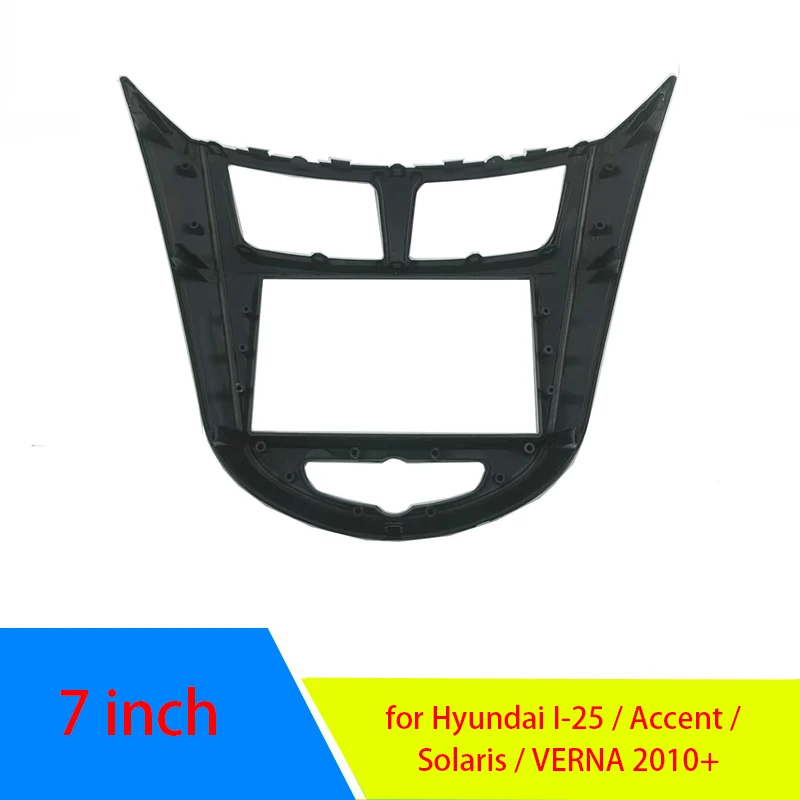 7  Inch 2 Din Car Dashboard Frame Radio Fascia MP5 Adapter Panel for Hyundai I-25 / Accent / Solaris / VERNA 2010+