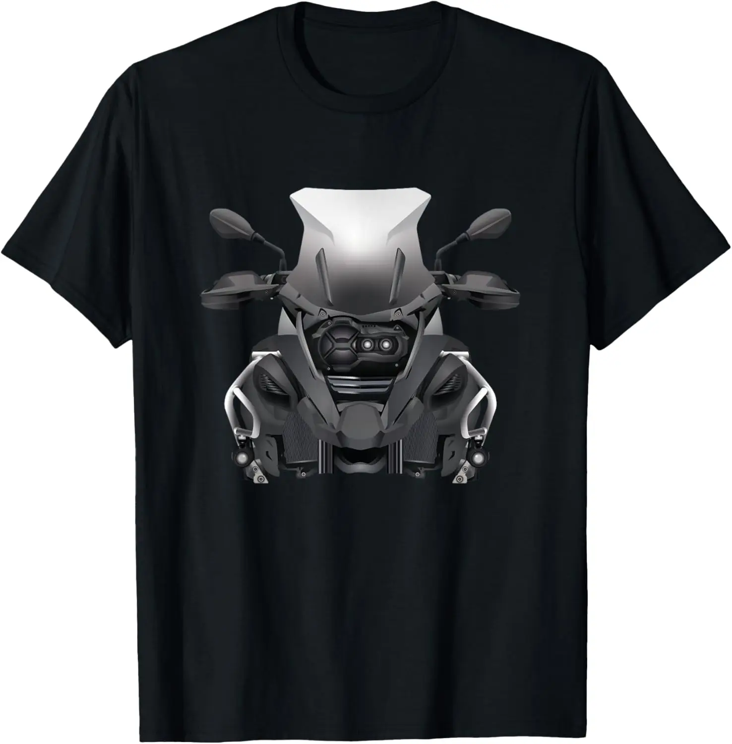 

R1200GS Enduro Motorcycle GS T-Shirt - Men's Black Short Sleeve Classic Fit T-Shirt - Motorcycle Themed - Size Small