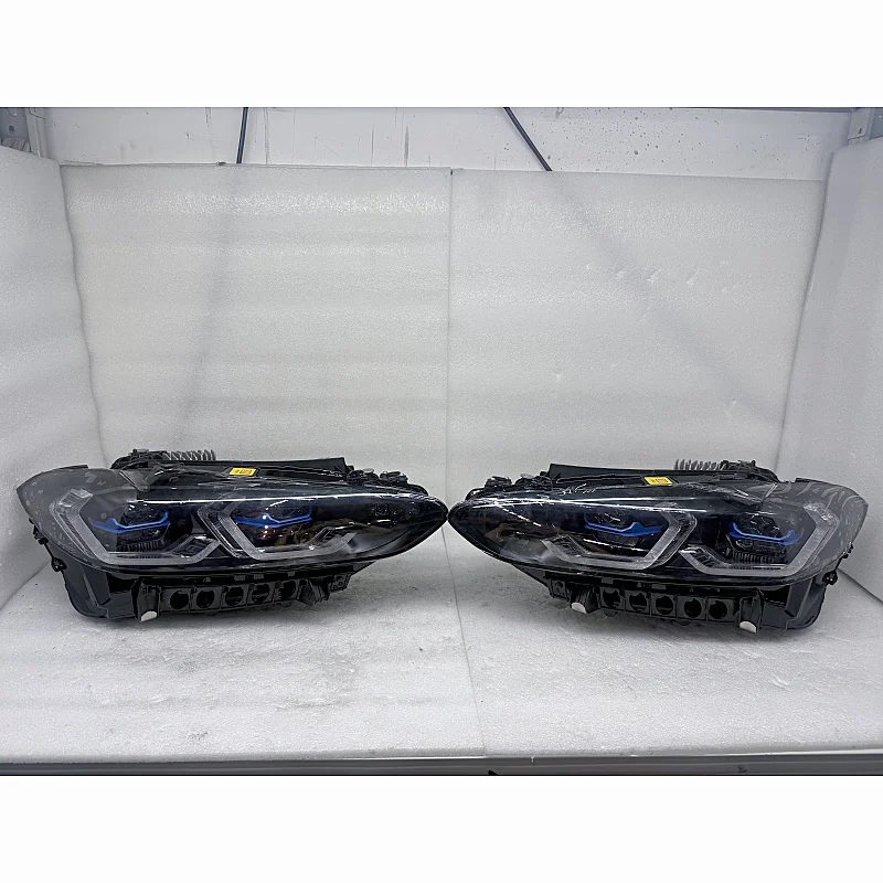 Suitable for  M3 M4 headlights G80 G82 dual golden eye function headlights, original second-hand