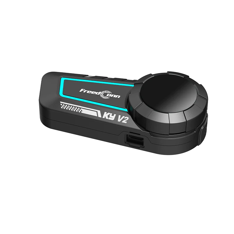 

FreedConn KY V2 Riding 2026 Newly Release 500m Intercom Range Music Sharing Glove-Friendly Design Motorcycle Helmet Intercom