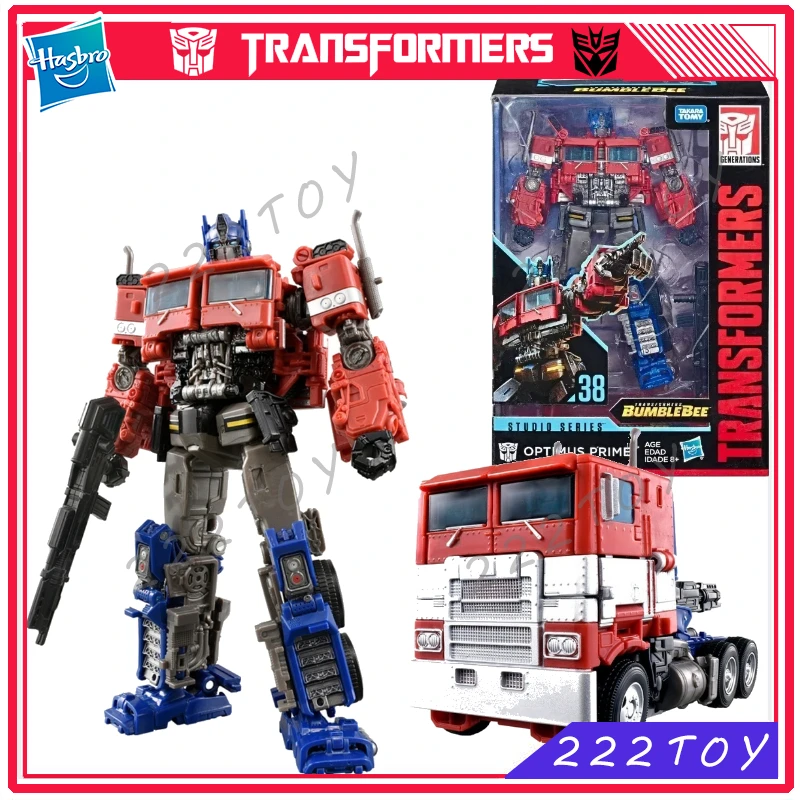 New Hasbro Transformers Toys Studio Series SS-38 Optimus Prime Action Figure Robot Toy Anime Figures Collectible Hobbies