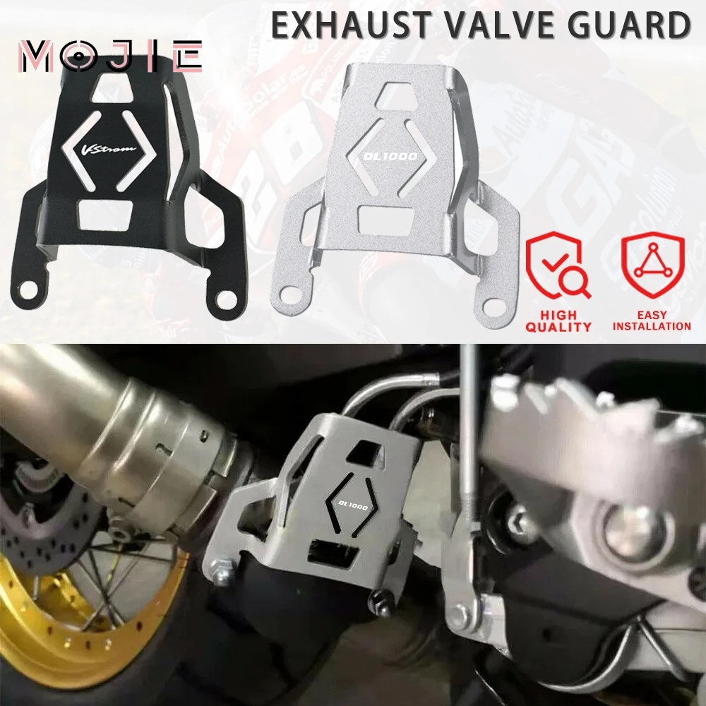 

Exhaust Air Vane Valve guard Cover Protection Brushed For SUZUKI V-STROM 1000 1000XT V STROM DL1000 14-20 Motorcycle Accessories